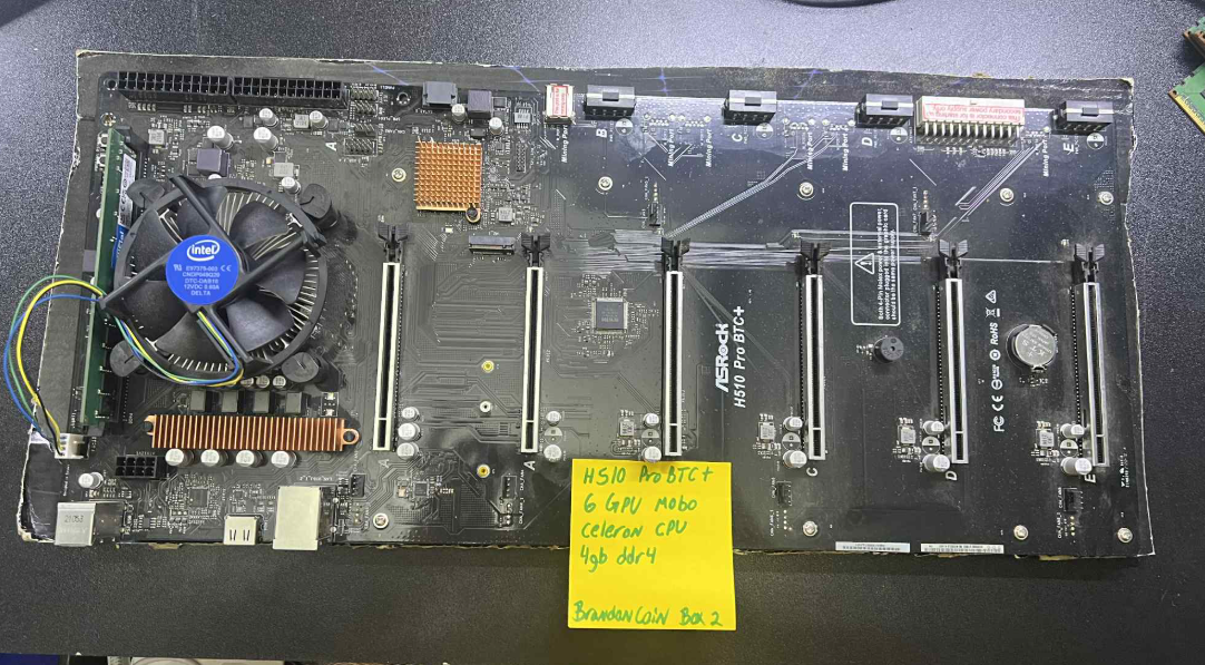 Asrock H510 Pro BTC+ Motherboard,CPU,RAM