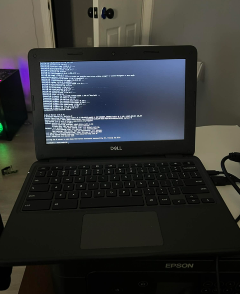 Unlocked Dell Chromebook with UEFI BIOS