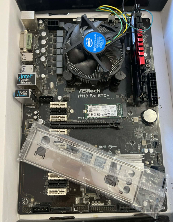ASROCK H110 pro btc+ CPU + 8gb RAM  #42