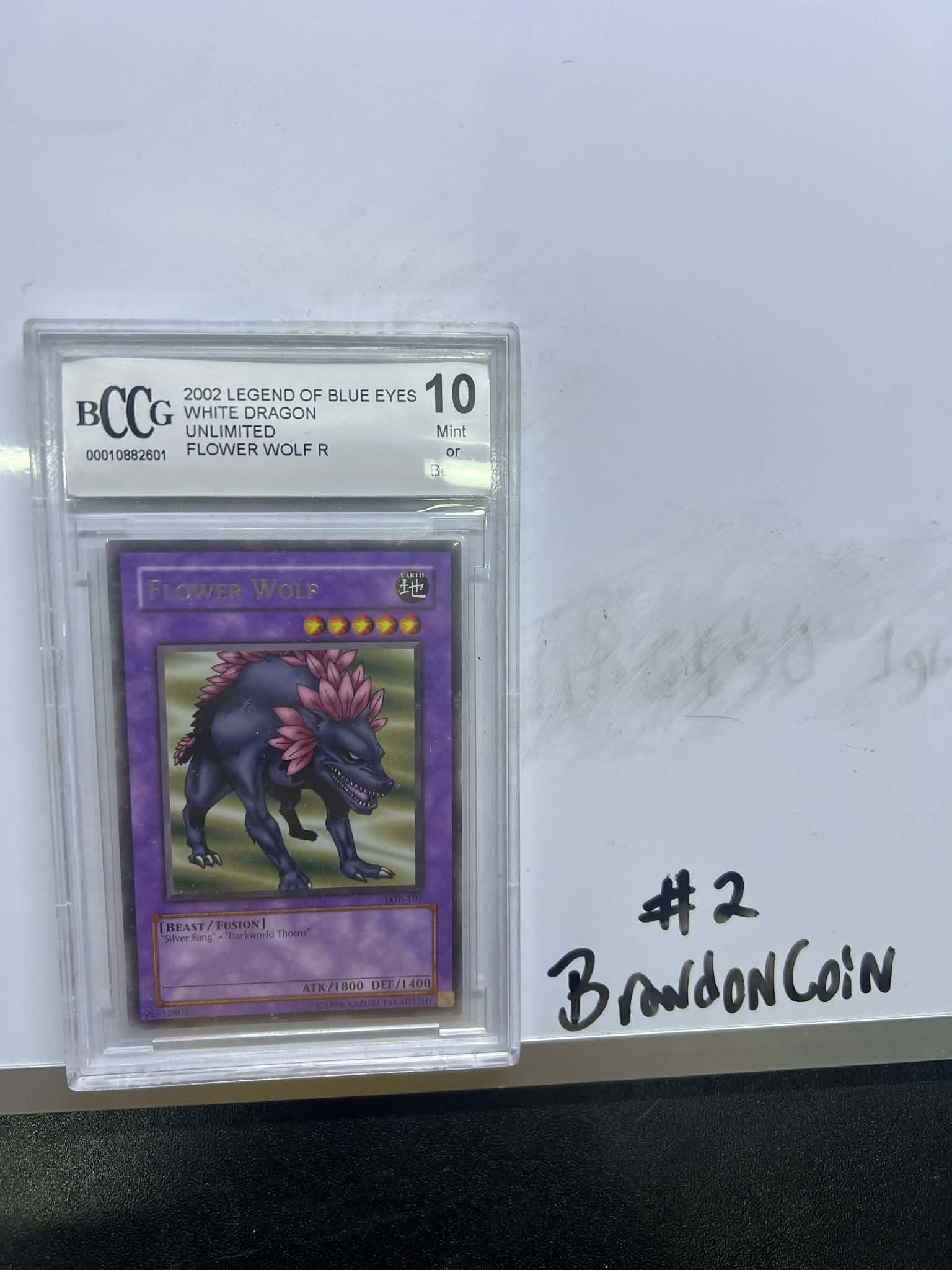 Graded 10 Flower Wolf Yugioh